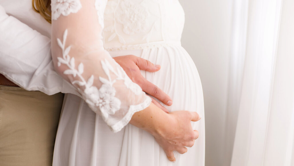 Studio Maternity Portraits at Holy City Babies in Charleston, SC. 