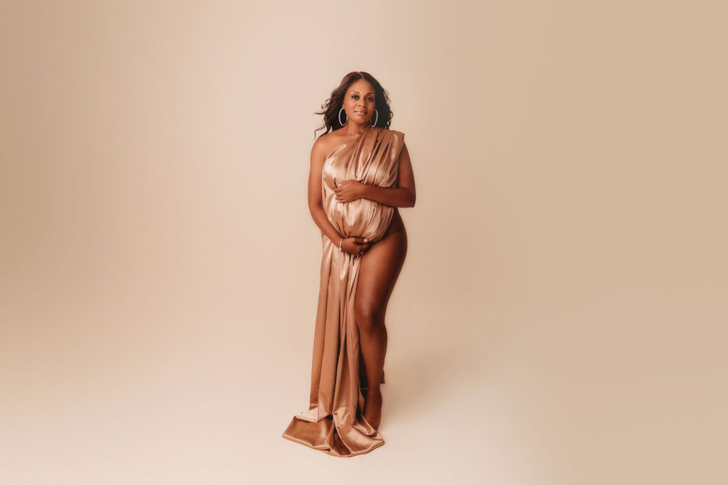 Expectant Mother poses for  Maternity Photos
 in Charleston, South Carolina.