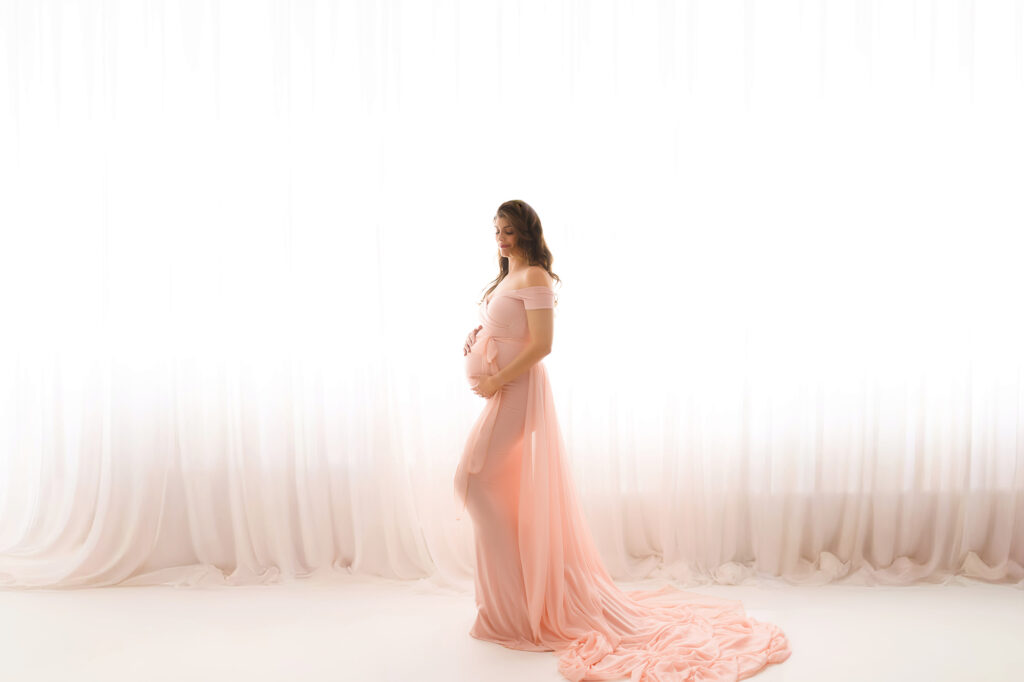 Expectant mother poses for Maternity Photography in Charleston, SC. 