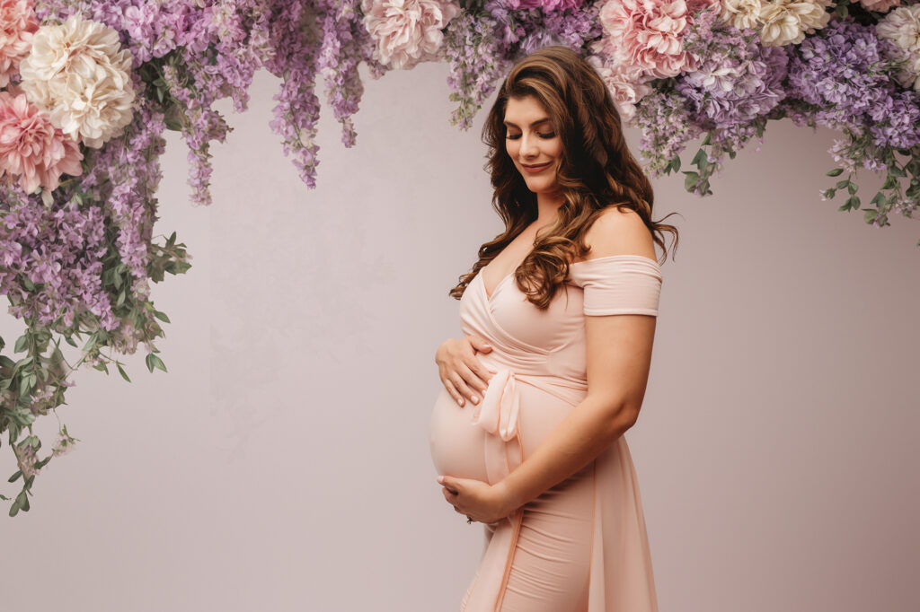 Studio Maternity Portraits in Charleston, SC. 