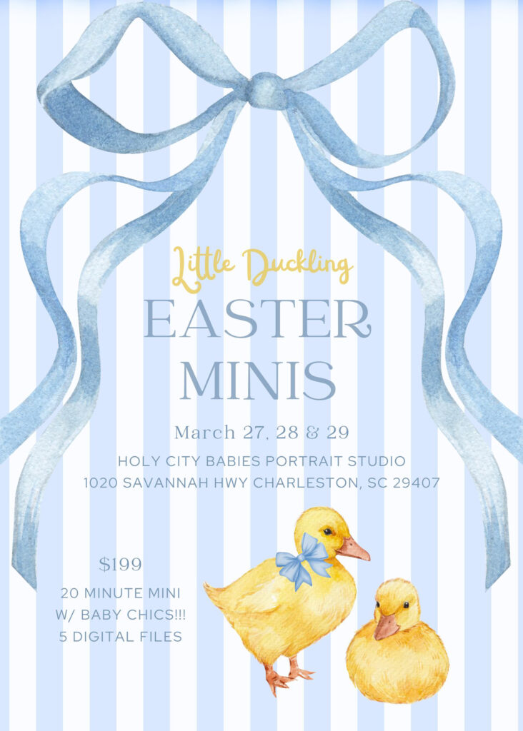 Easter Mini Sessions in Charleston. 