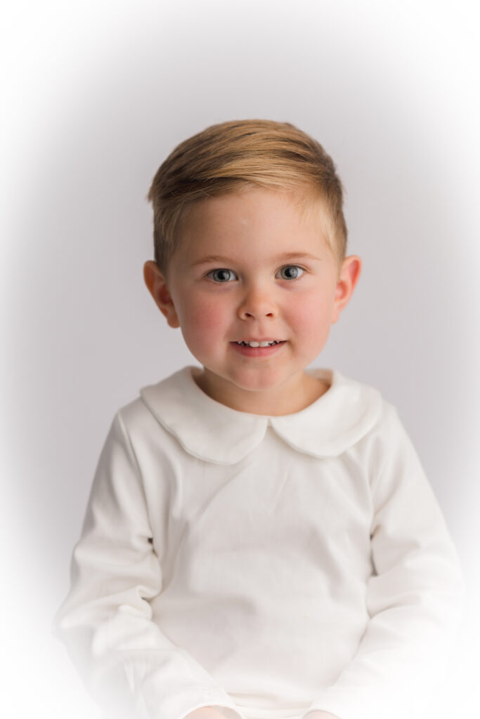 Traditional Heirloom Portrait shot at Holy City Babies Portrait Studio in Charleston, SC. 