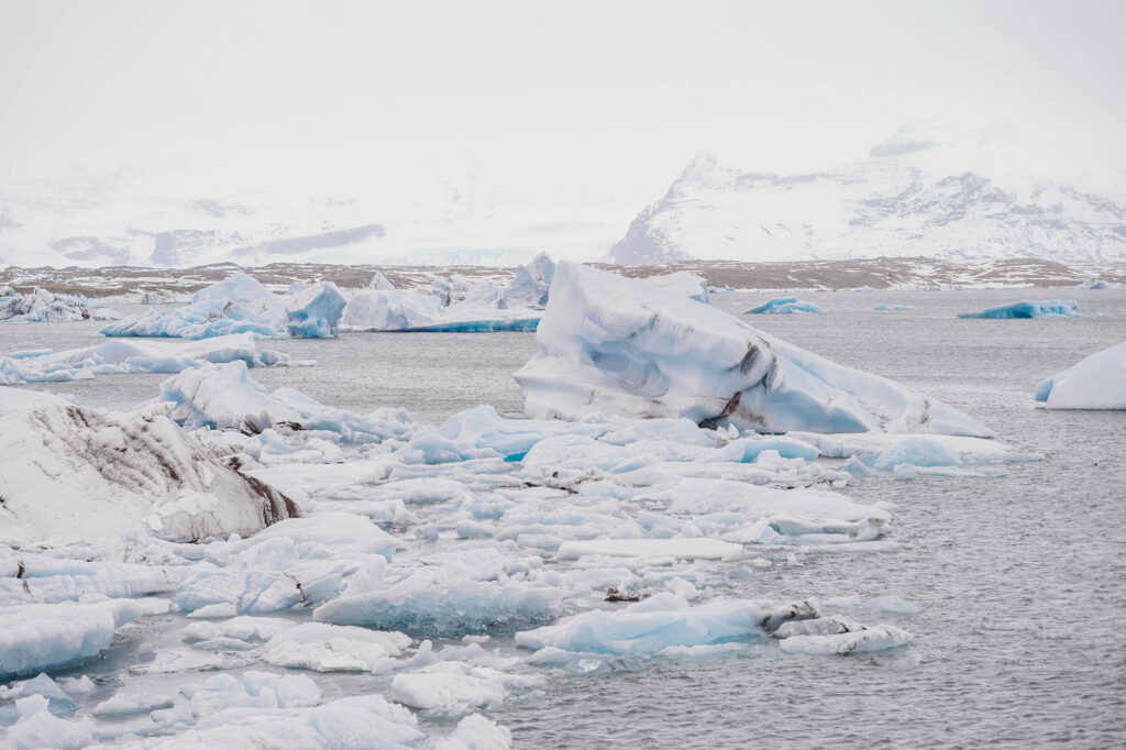 Iceberg Lagoon in Iceland. 