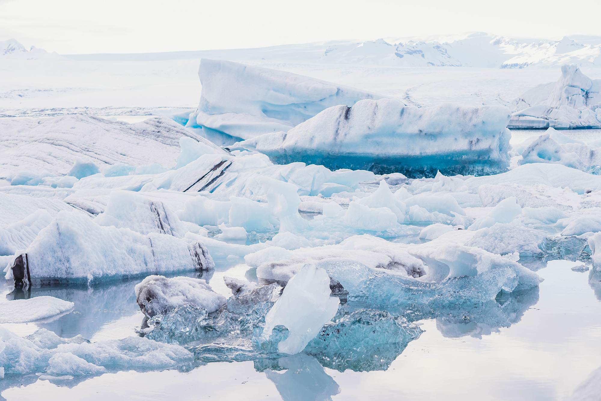 Iceberg Lagoon in Iceland.