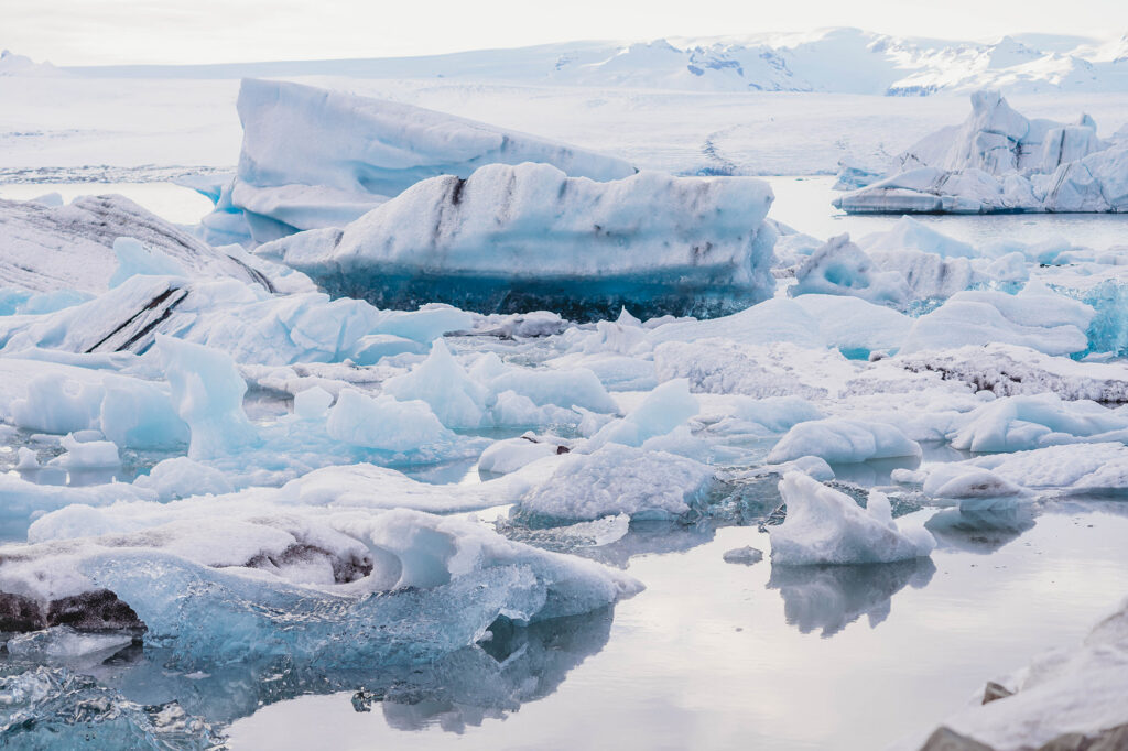 Iceberg Lagoon in Iceland. 