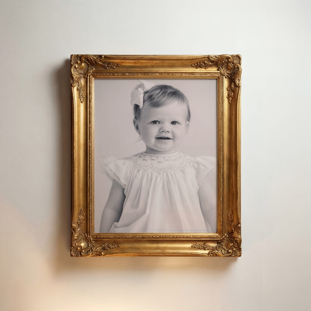 Traditional Heirloom Portraits in Charleston - Baby poses for Heirloom Photography at Holy City Babies Portrait Studio in Charleston, SC. 